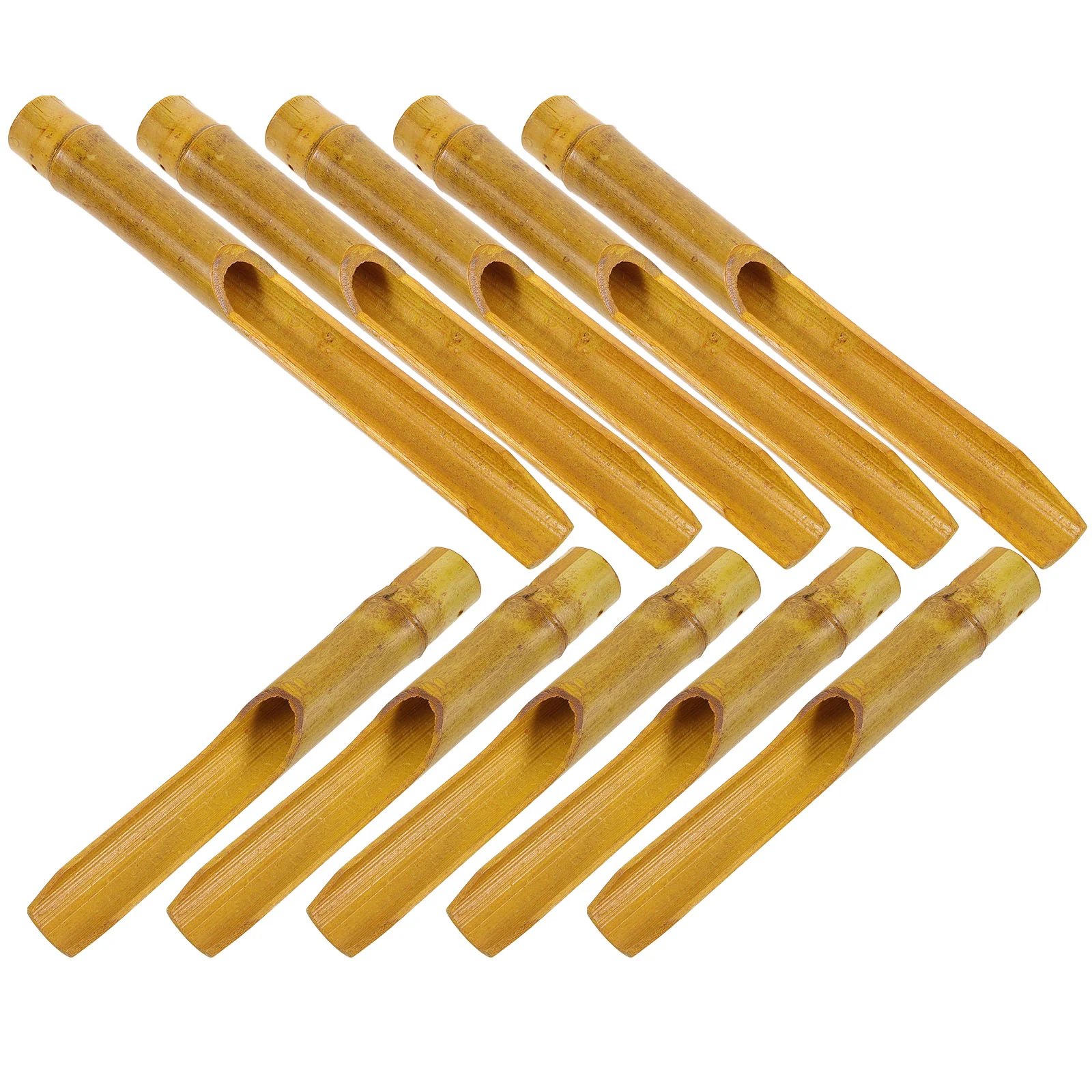 

10Pcs Bamboo Wind Chime Pipe Wind Chime Making Tubes DIY Hollow Bamboo Tubes