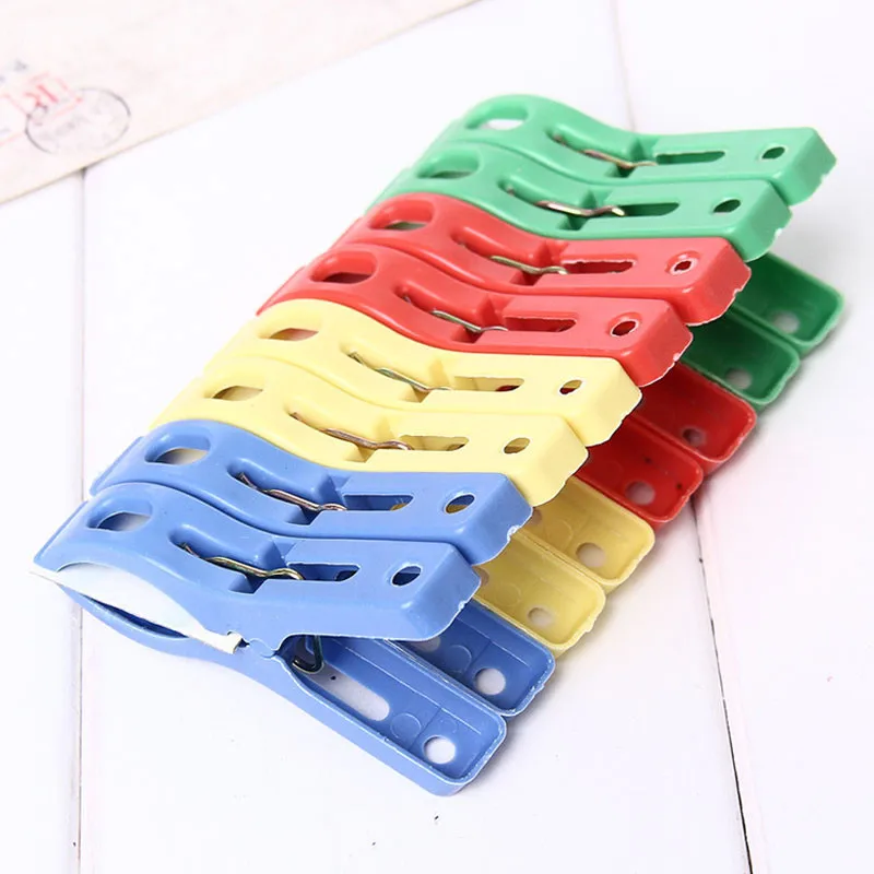 

Set Of 8 Pieces Beach Towel Clips Plastic Quilt Pegs For Laundry Sunbed Lounger Clothes Pegs Home Bathroom Clothes Organization