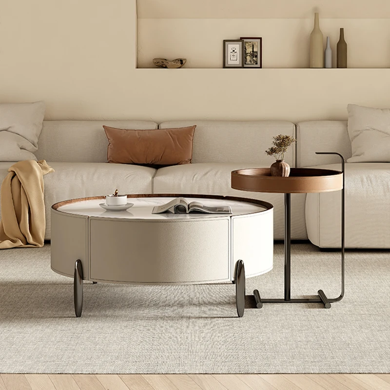 Итальянский компьютерный журнальный столик в скандинавском стиле для хранения