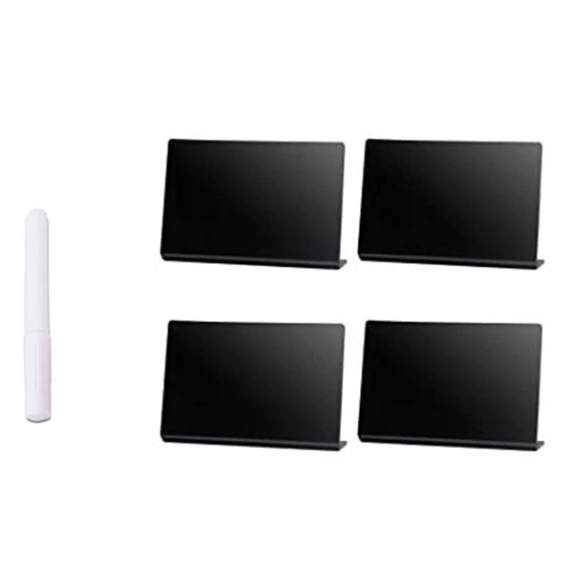 

NEW-15 Pcs Acrylic Mini Chalkboard Sign For Food 4 X 3 Inch Small Chalkboard Sign Tabletop Chalkboard Signs Blackboard