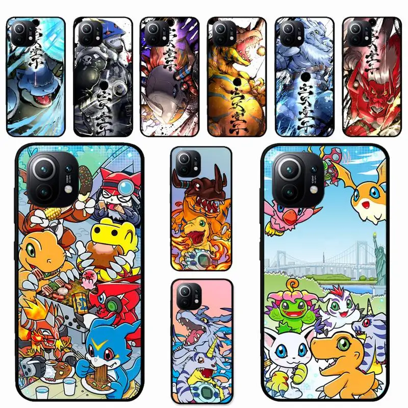 

Digital Monster Digimon Phone Case for Xiaomi mi 5 6 8 9 10 lite pro SE Mix 2s 3 F1 Max2 3