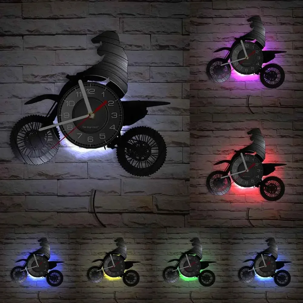 Настенные часы Mtx Mototrax Motocrosser профессиональные Винтажные Украшения для езды по