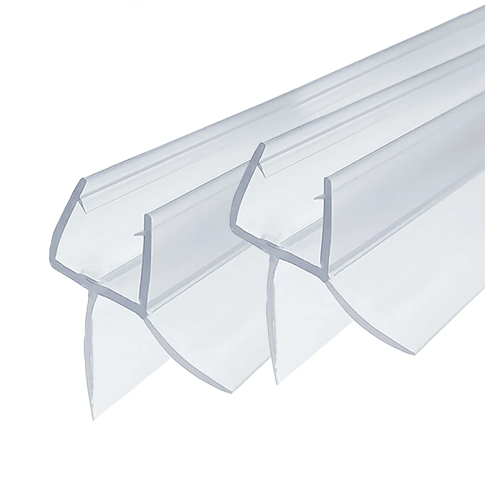 

For Home Bathroom Sealing Strip Water Strip Bathroom Water Proof Double Soft Edge Glass Door Parry Hardware Accessories