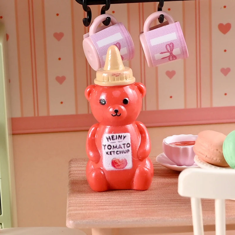 

Миниатюрные бутылочки с вареньем для кукольного домика (10 шт.)