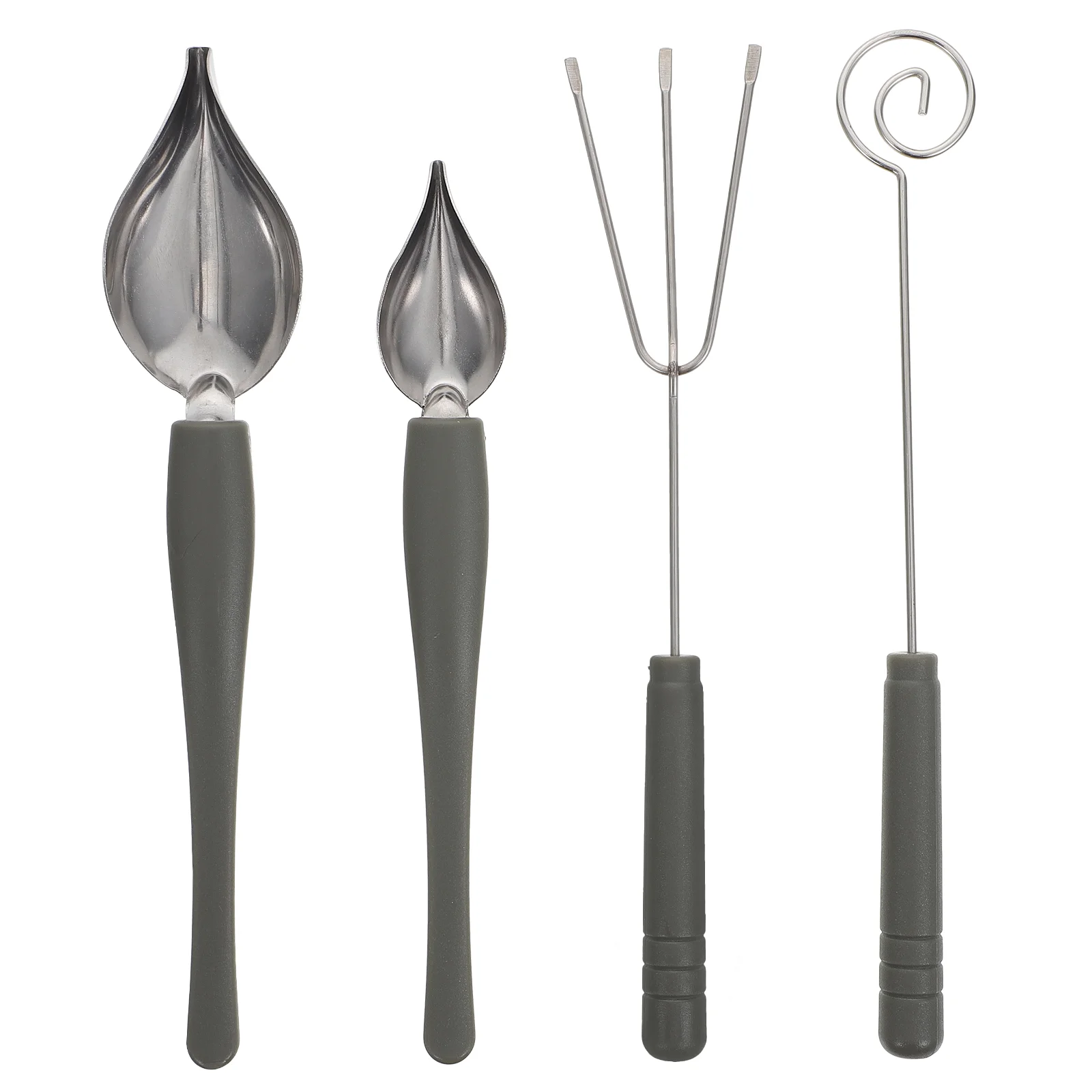 

Spoons Spoon Decorating Chef Culinary Plating Chocolate Fondue Drawing Set Spout Tapered Fork Saucier Drizzle Dipping Tool Candy