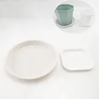 Пластиковый цветочный горшок, капельные лотки, держатель для сада, подставка, круглая, квадратная форма, креативный Декор блюдце, фоточехол, принадлежности