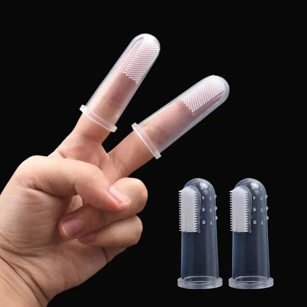 

Набор силиконовых зубных щёток для новорожденных, с мягкой щетиной