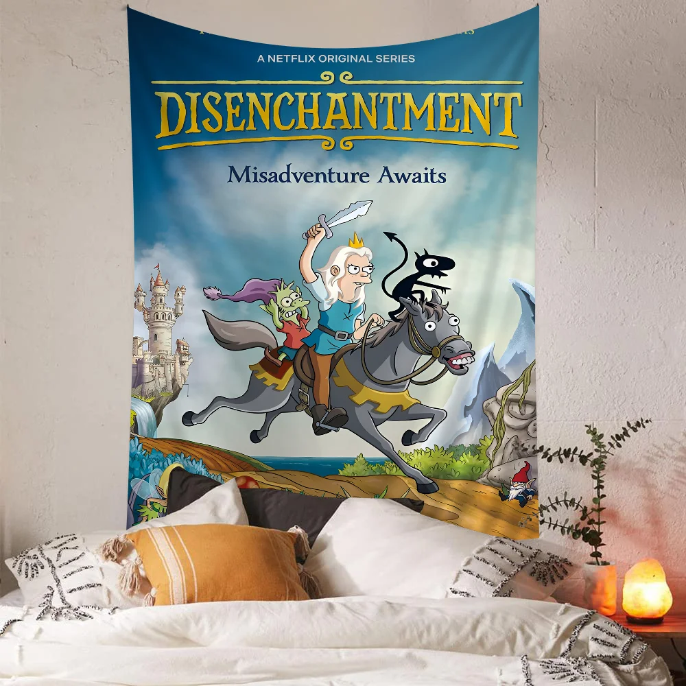 D-Disenchantment Hanging Bohemian Tapestry Home Decoration Hippie Divination Art Decor