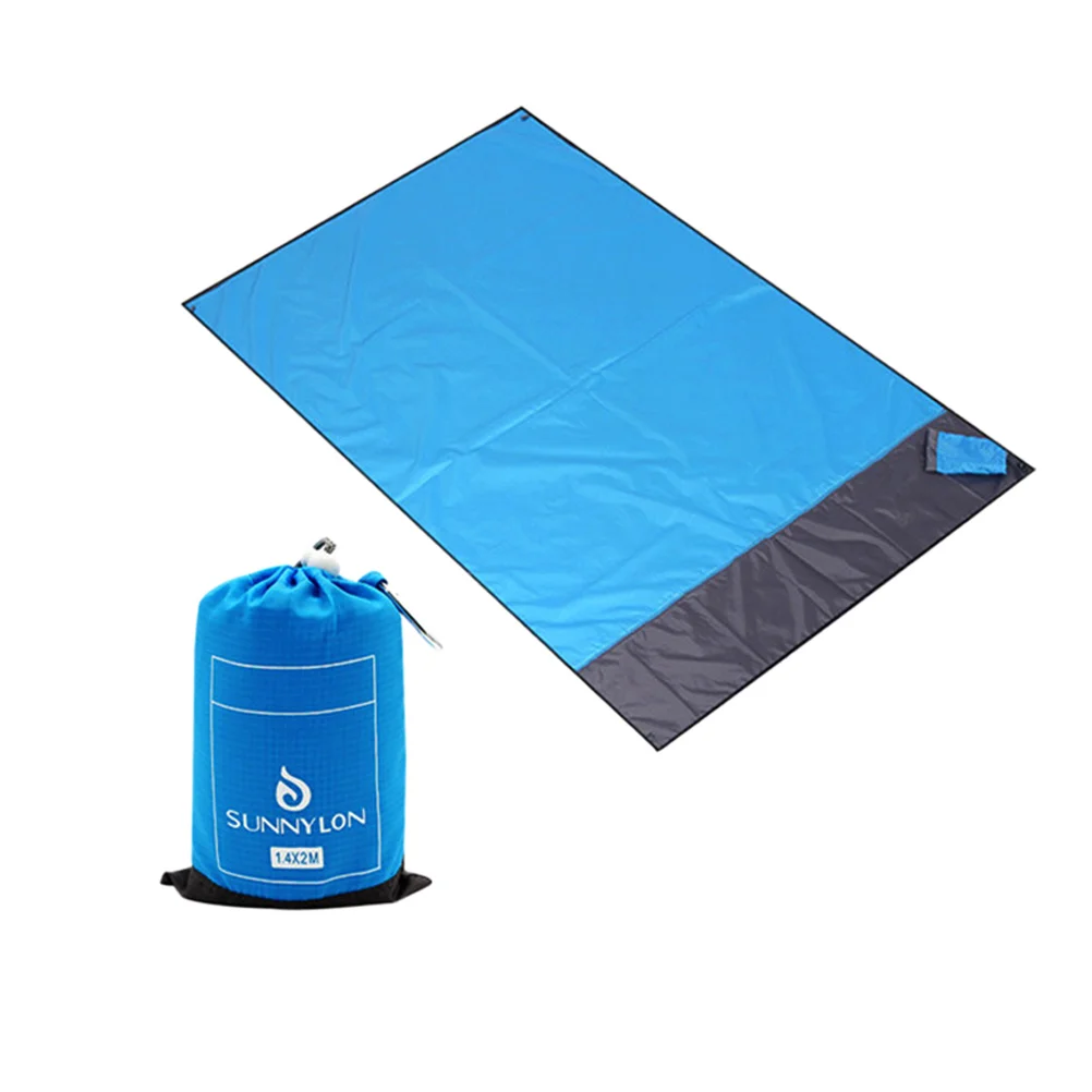 

140 X200cm Foldable Picnic Mat Picnic Blanket Storage Bag Picnic Mat Beach Blanket Pocket Picnic Blanket