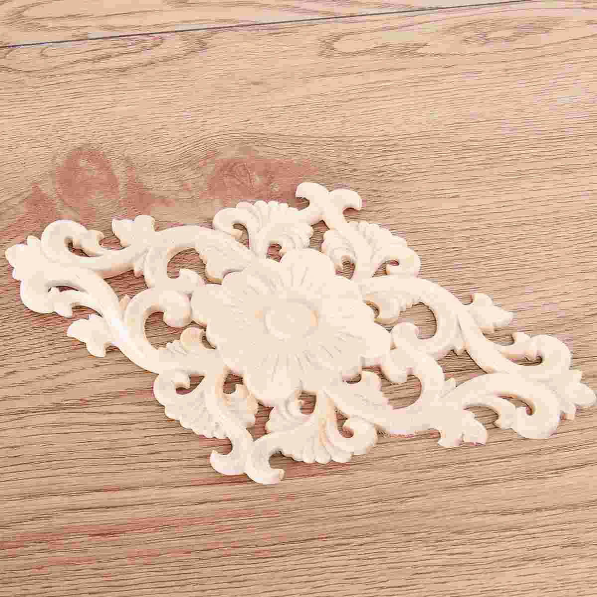 

Wood Applique Wall Appliques Onlays Decorative Carving Flowers Decorative Wood Appliques