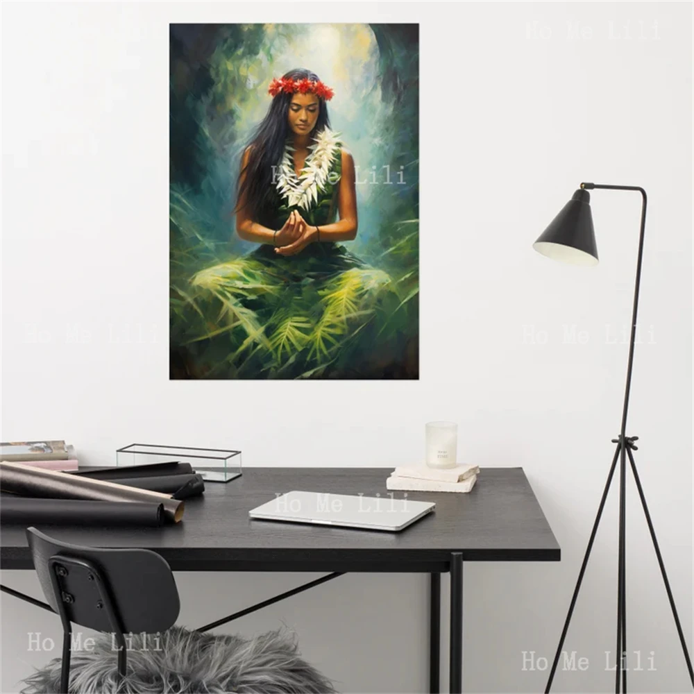 Лака в ее лесу заповедник богиня хулы рождаемость любовь эссенция Гавайских