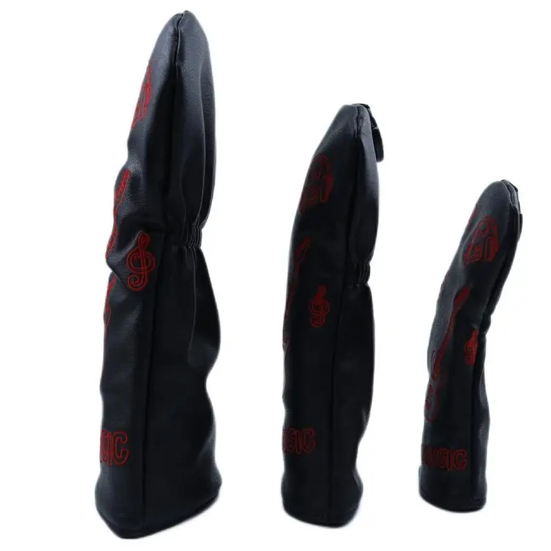

Golf Head Covers For Woods Guitar Printing PU Portable Club Head Covers Golf Club Bag Accessories For Golf Club Golf