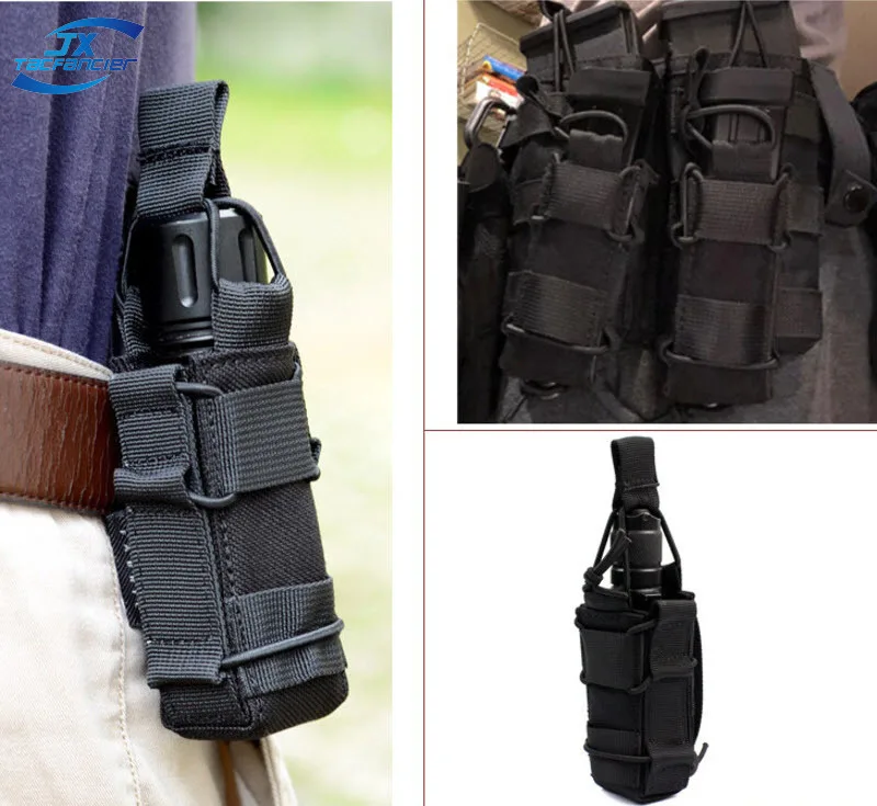 Тактический держатель для магазина с одним пистолетом аксессуары MOLLE карманный
