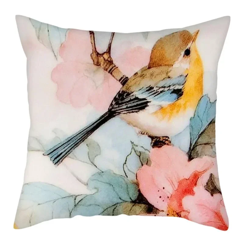 

Чехол для подушки Flower and Birds Polyester 45x45 см
