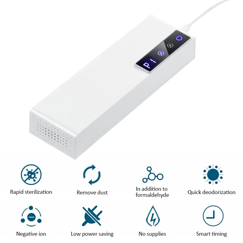 

Air Purifier White Portable Sturdier Compact And Lightweight Intelligent Products Smoke Remover Cleaner Ac 5v Smart Home