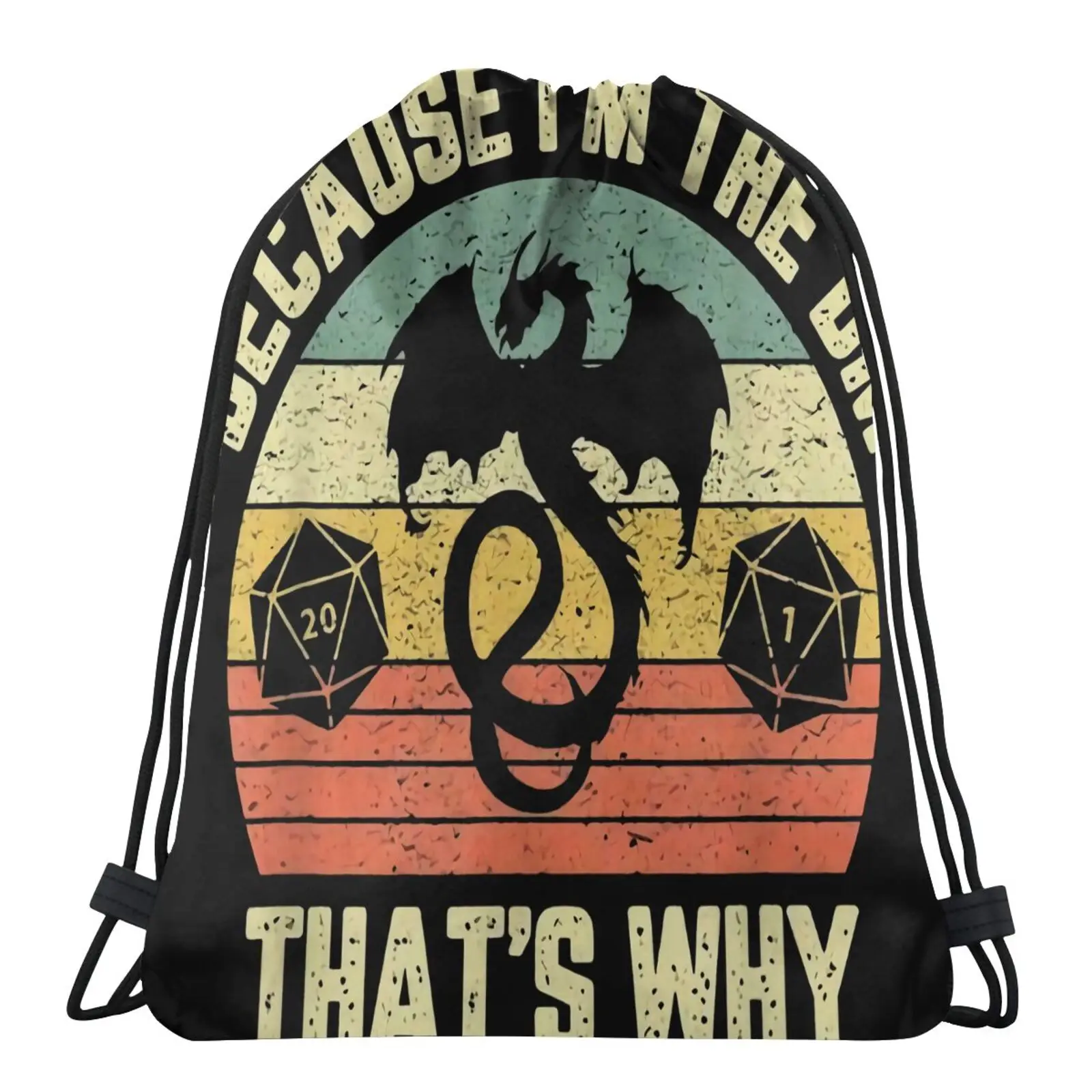 

Because Im The Dm Dungeon Rpg 2442 Bag Handbags Package Custom Bag Waterproof Bag Christmas Sack Men's Backpack Bags For Girls