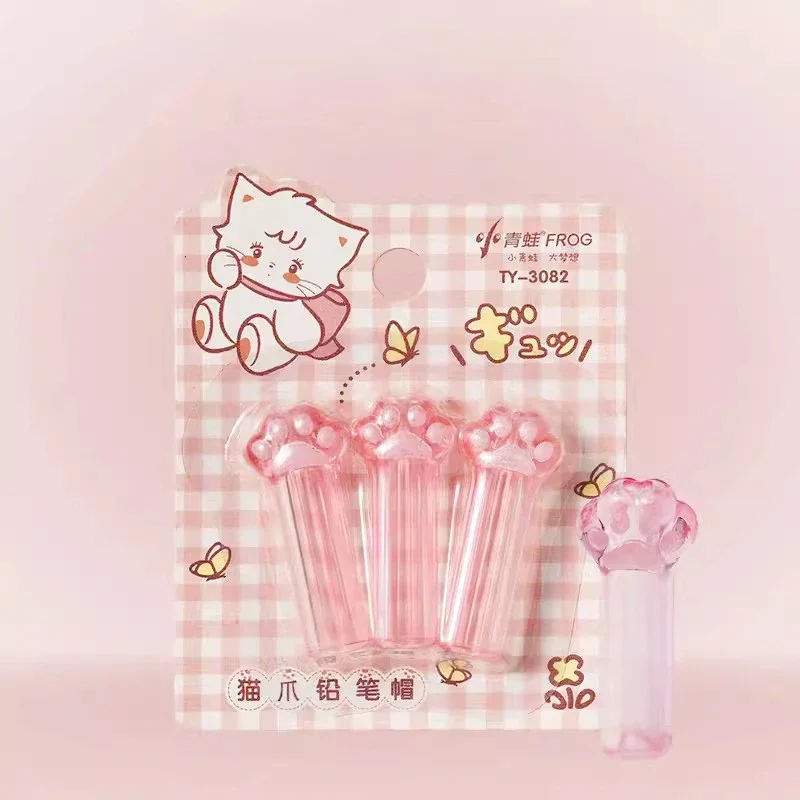 

Карандашные колпачки кошачья лапка 3 шт