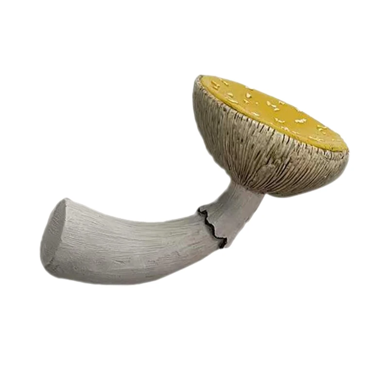 

Mushroom Hanging Shelf Resin Wall Floating Shelf Amanita Mushroom Shape Home Decor Ornaments For Wall Hanging Shelves