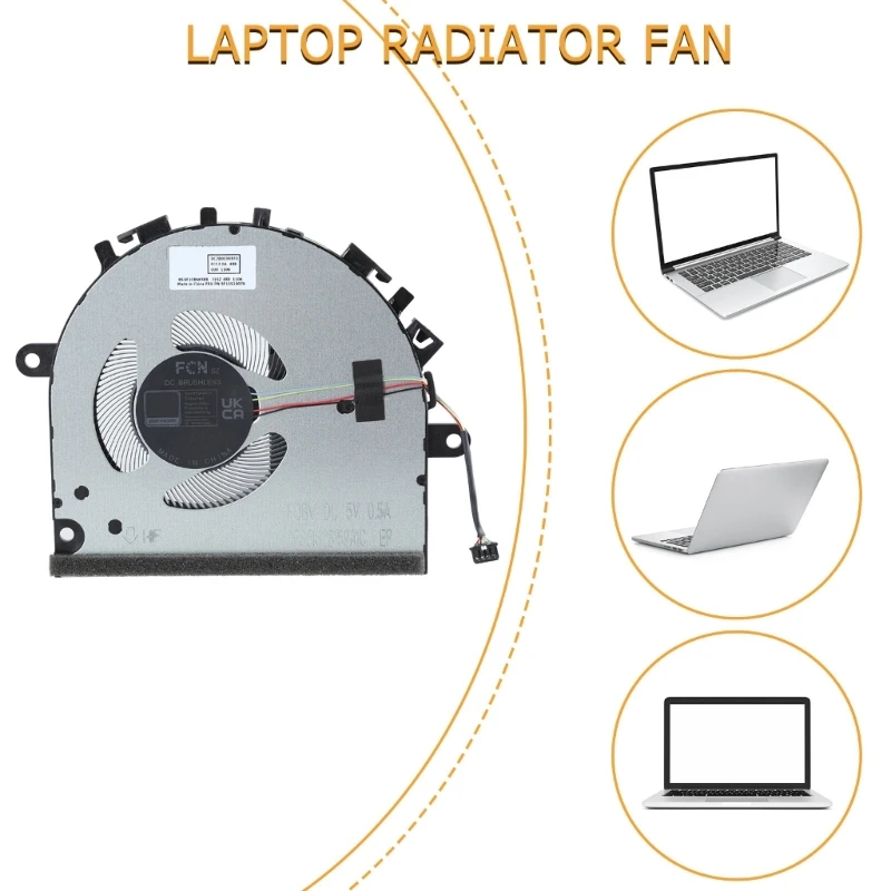 Охлаждающий вентилятор для ноутбука серии AMN FQBV металлический высокая