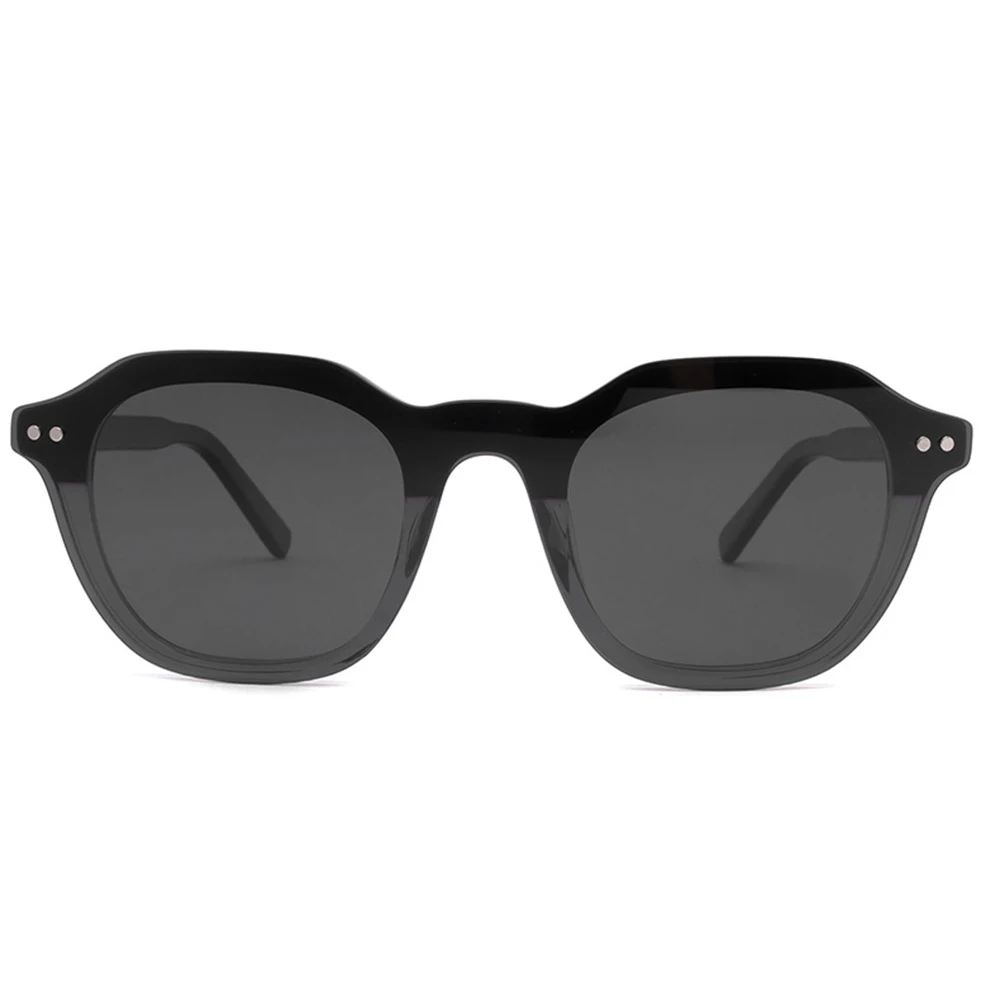 

Набор поляризованных солнцезащитных очков в стиле ретро, круглые оптические очки ручной работы, фотохромные очки для чтения при близорукости, линзы по рецепту