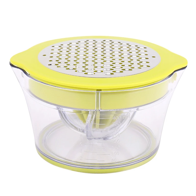 

Citrus Juicer Lemon Orange Juicer Manual Hand Squeezer With Built-In Measuring Cup And Grater