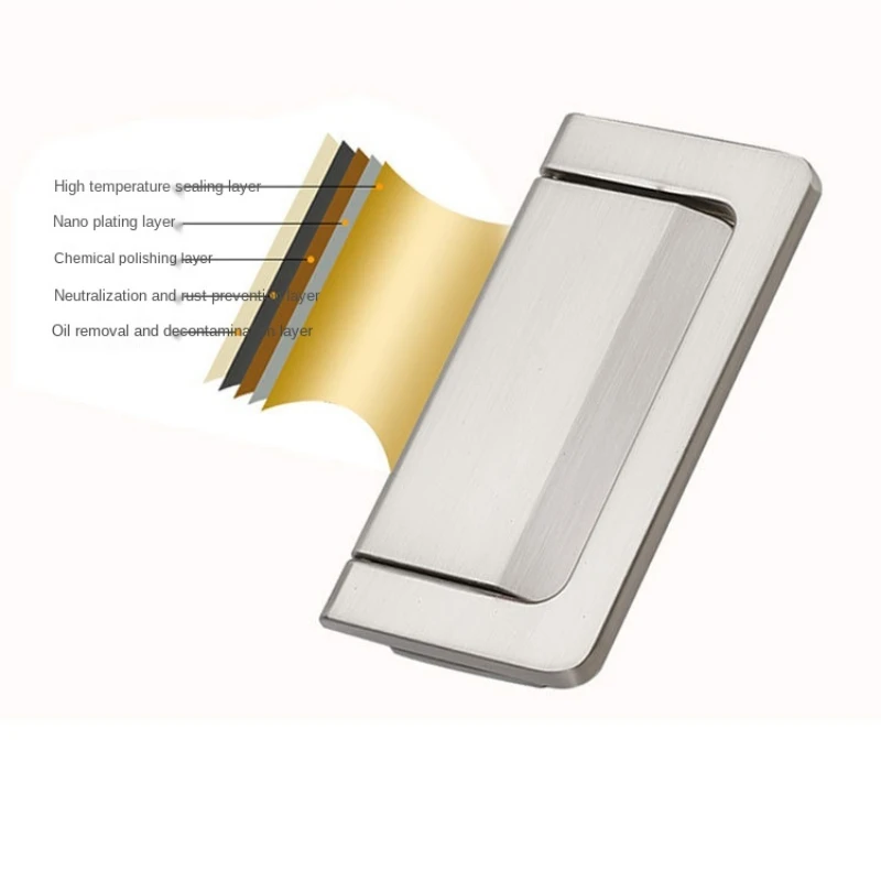 Мебельная ручка ящика прикроватного столика Татами Открывается Цинковый сплав Черный Серебряный Золотой Скрытая 1 шт.