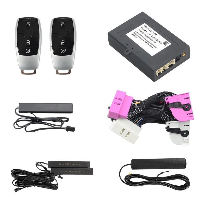 

Комплект смарт-ключей EASYGUARD, пассивная бесключевая Система доступа, подходит для Benz FBS4 (от 2020 года) с нажимной кнопкой OEM и удобным доступом