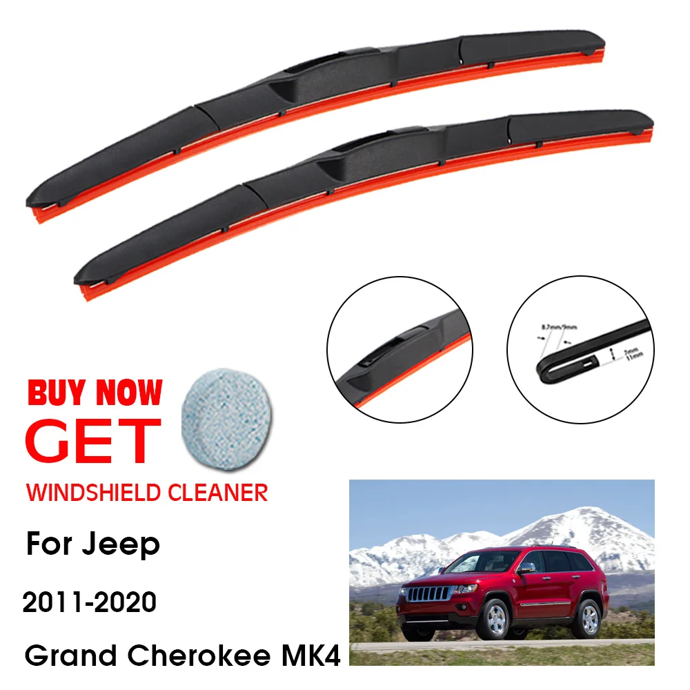 

Автомобильные стеклоочистители для Jeep Grand Cherokee MK4, 22 дюйма + 21 дюйм, 2013-2017