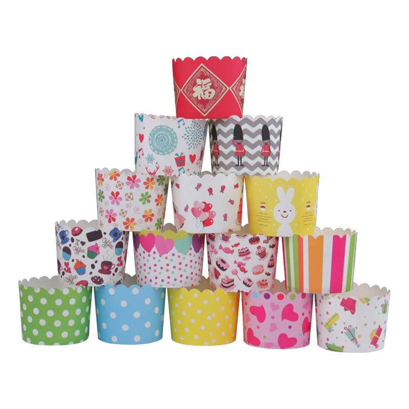 

50 шт. бумажные подкладки для чашек для торта, чашка для выпечки, формы для маффинов и капкейков, бумажные стаканчики для выпечки, инструменты...