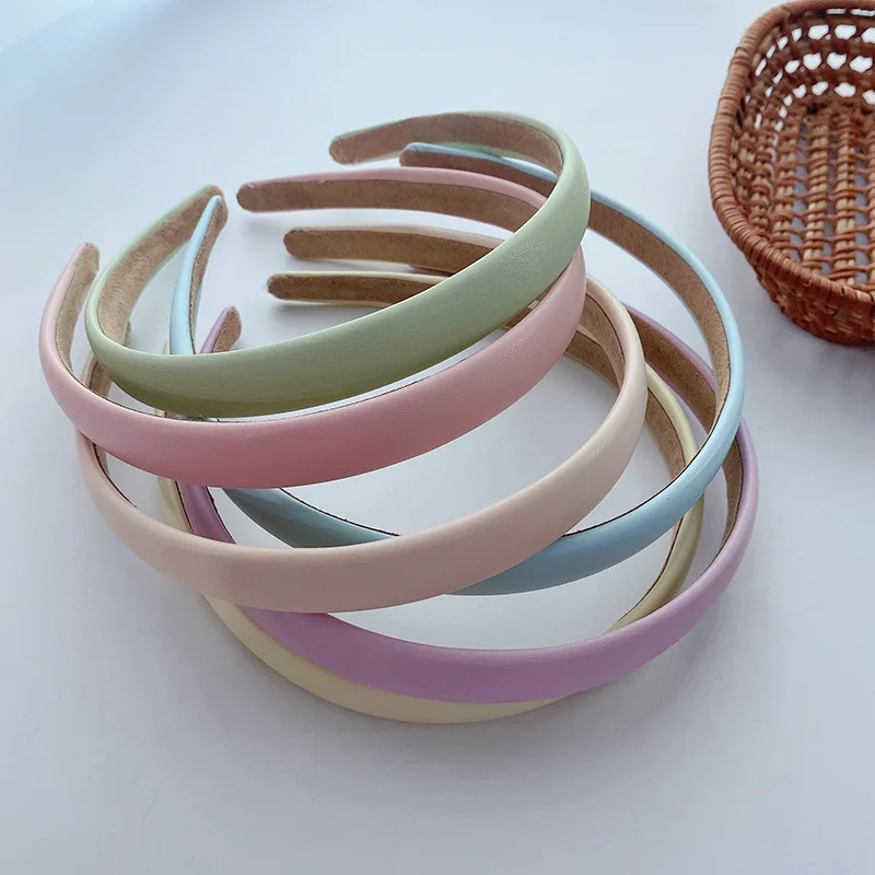 

Candy Color Headbands For Girls Hair Accessories Children Hair Bands Candy Color Hair Wear Face Cleaning Tools Bathing Hairwear