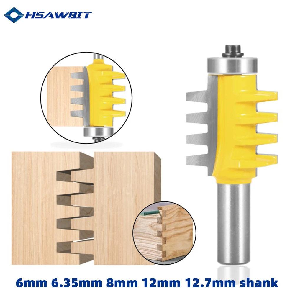 

6 мм, 1/4 дюйма, хвостовик 8/12 мм рельсовая резьба реверсивное Пальчиковое соединение клеевая фреза конусная фреза электронные Инструменты Де...