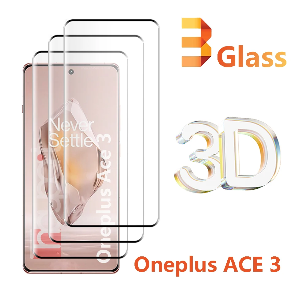3D закаленное стекло для Oneplus Ace 3 Pro Защитная пленка экрана