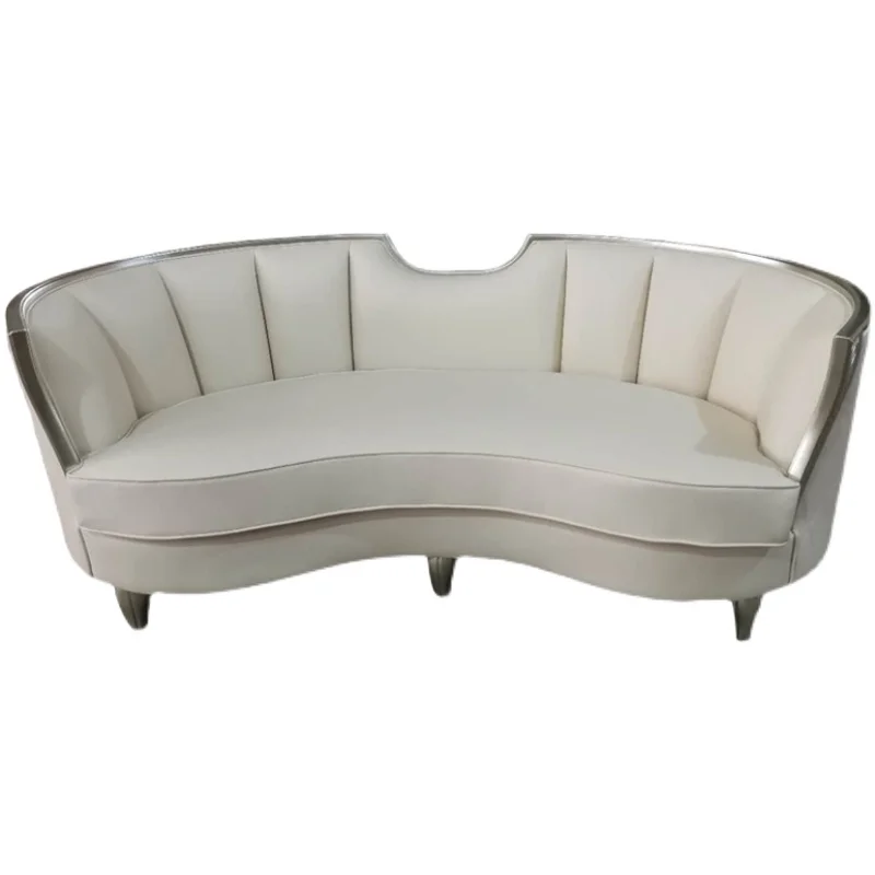 

Modern Minimalist Small Apartment High-End French Adela Fabric Sofa