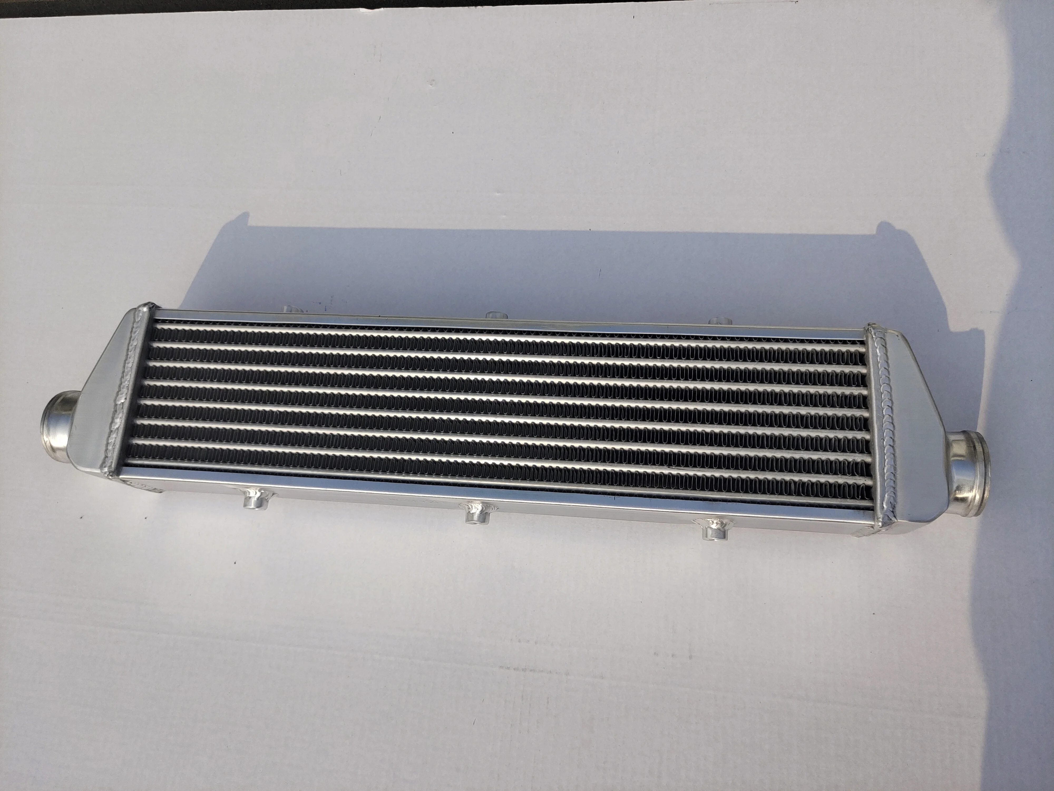 Универсальный алюминиевый турбо-интеркулер FMIC 23 5 дюйма X 2 выход 57 мм