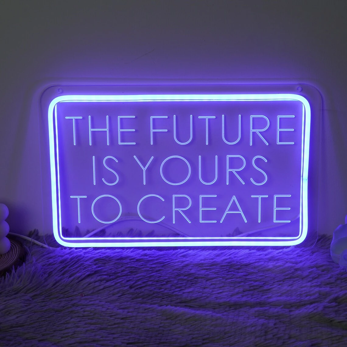 

The Future Is Your to Create Neon Sign | Светодиодный, гравировка неонового света | Пользовательские неоновые вывески | Декор стен для домашней комнаты