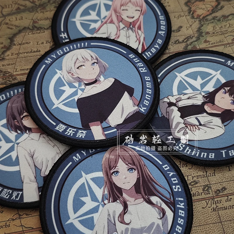 Взгляд! Это MyGO! Пластырь двухмерный аниме крючок и петля для морального духа