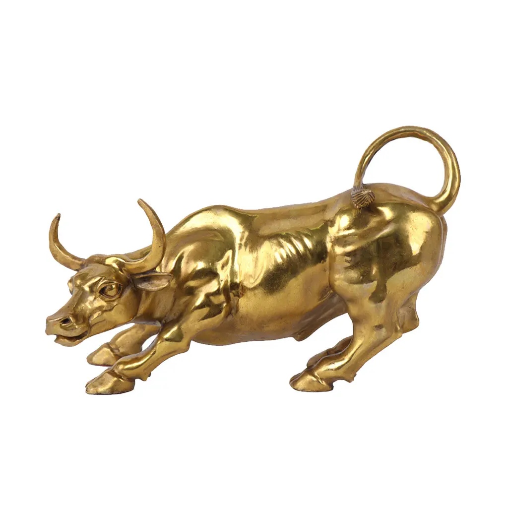 

Фигурка быка Скульптура Быка нежный Многофункциональный орнамент украшение для дома рождественские подарки на день рождения