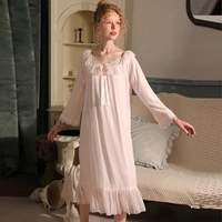 wasteheart homewear pink sexy sleepwear night dress lace backless women nightwear luxury nightgown female gown plus size