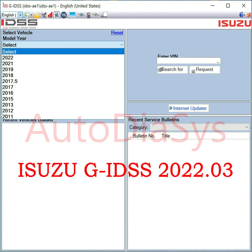 Isuzu G-IDSS Export и domostic 2022 03-система диагностики для грузовика ISUZU + генератор ключей
