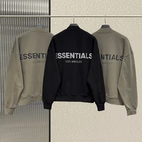essentials baseball jackets men coat mens and womens jacket high street reflective letter loose streetwear couples dress