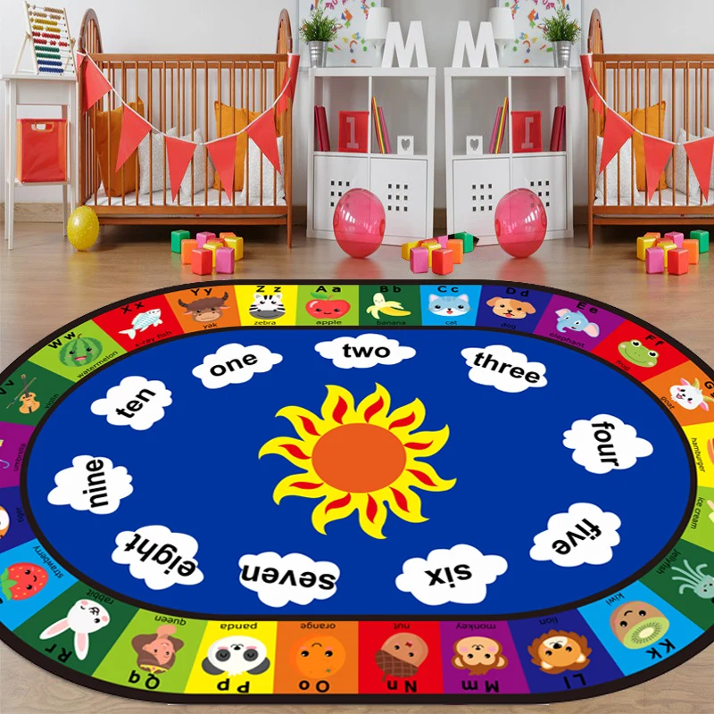 Мультяшный детский игровой Leatters коврик, ковер, напольный нескользящий коврик для спальни, мультяшный подарок для детей, мужчин и женщин, косплей