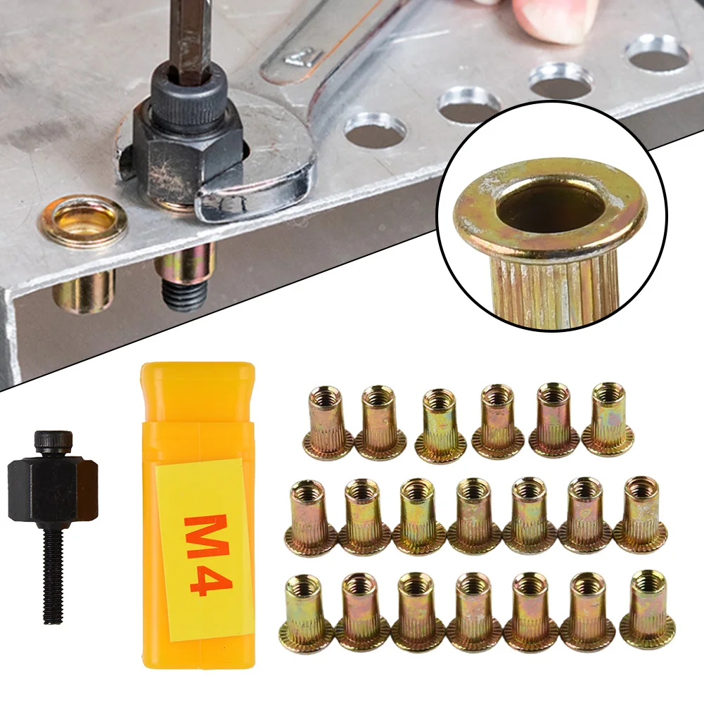 

Rivet Nut Tool Aluminum Hand Rivet Nut Head Simple Installation Manual Riveter Tool Accessories For Nuts M3 M4 M5 M6 M8 M10