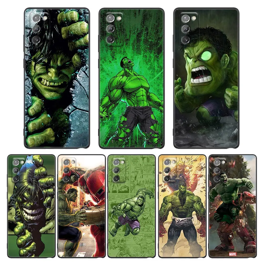 

Marvel Phone Case for Samsung A10 A20 A30 A40 A50 A60 A70 A90 Note 8 9 10 20 Ultra 5G TPU Case Anime The Hulk Comics Marvel