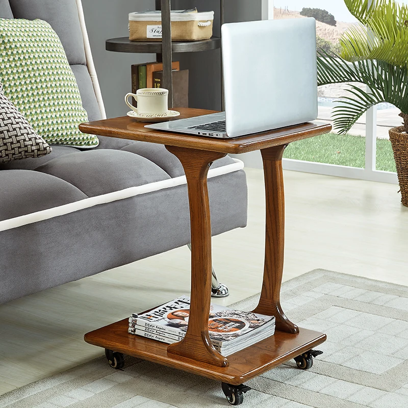 

Wooden Sofa Mobile Coffee Tables Square Bedroom Modern Minimalist Coffee Tables Creative Patio Stolik Kawowy Furniture WZ50CT