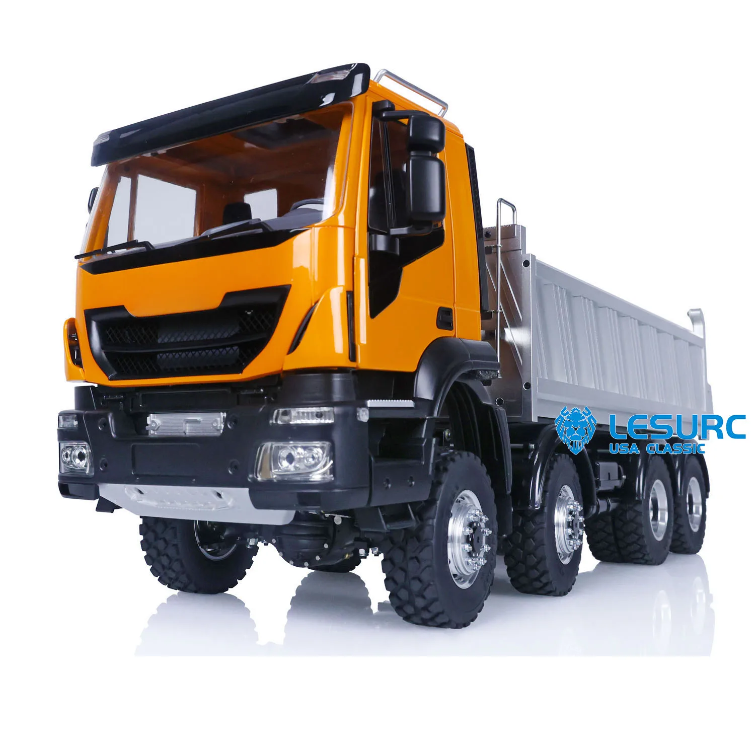 LESU 8X8 RC гидравлический самосвал 1/14 с дистанционным управлением уличные игрушки