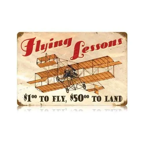 Винтажный металлический знак Liphontcta авиационный самолет юмор стальной жестяной