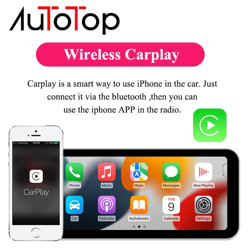 Автомагнитола AUTOTOP мультимедийный плеер на Android 12 с GPS Wi-Fi 4G для BMW E90 E91 E92 E93