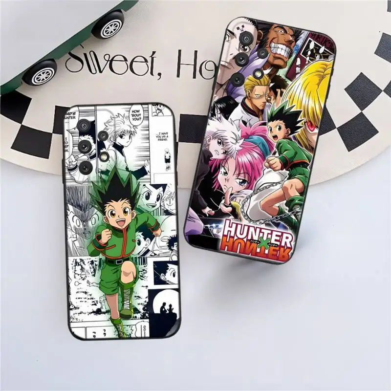 

Anime Hunter X Hunter Phone Case For Samsung Galaxy A13,A21s,A22,A31,A32,A52,A53,A71,A80,A91 Soft Black Phone Cover