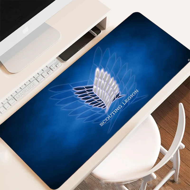 

Attack on Titans Computer Tables Large Mouse Pad 900x400 Pc Gamer Accessories Mousepad Xxl Playmat Deskpad Keyboard Gaming Mats