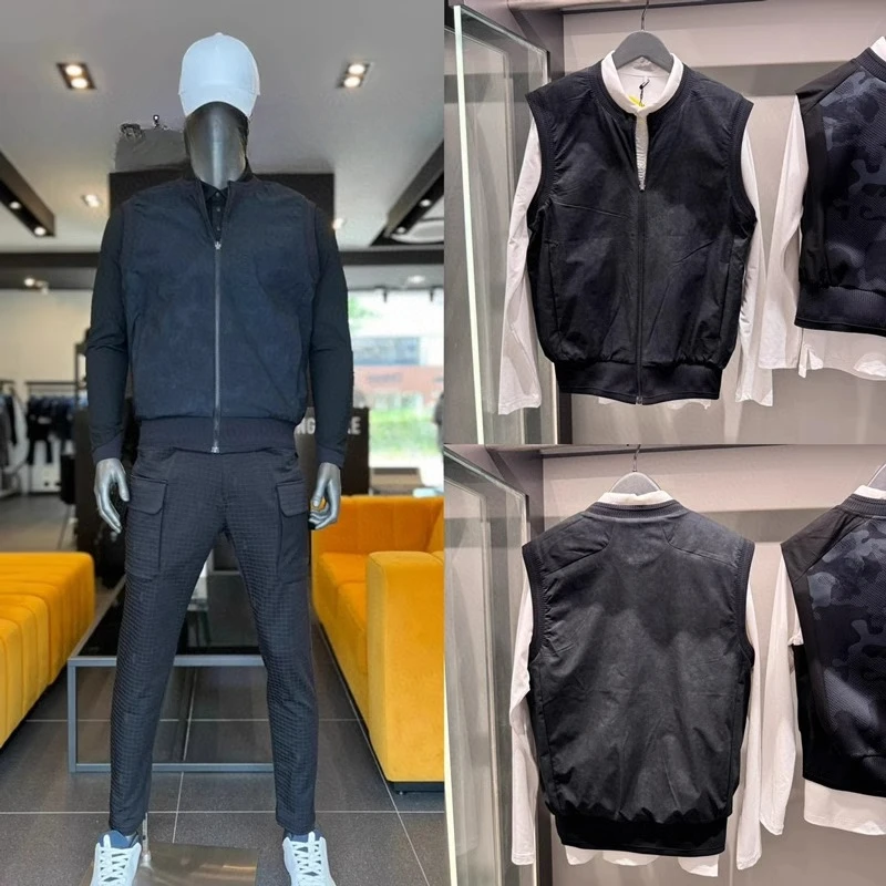 Одежда для гольфа мужской топ 24 осенний новый повседневный спортивный